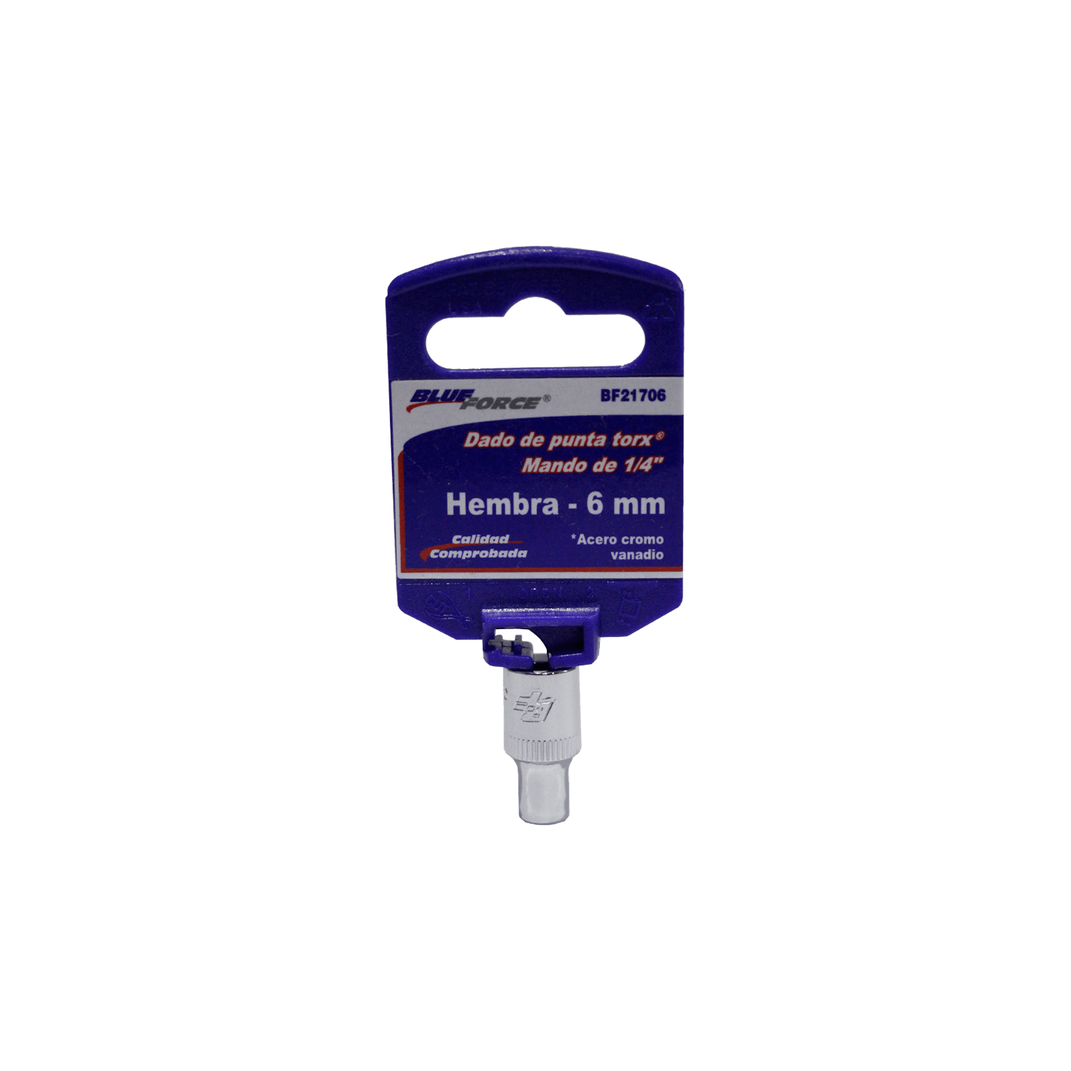 Dados Torx Hembra Blue Force Bf21706 6 Mm Mando 1/4