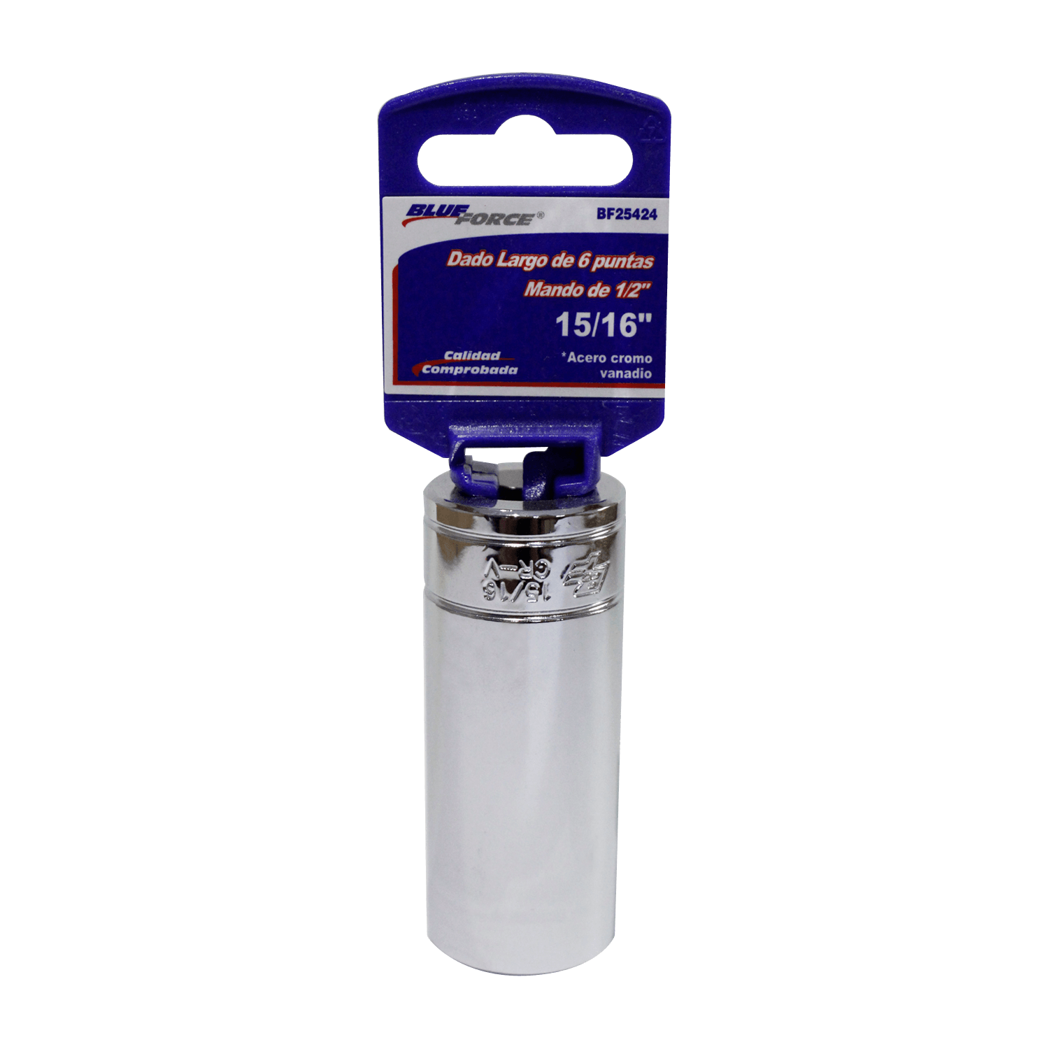 Dado Largo Blue Force BF25424 6 Puntas Mando 1/2'' 15/16''