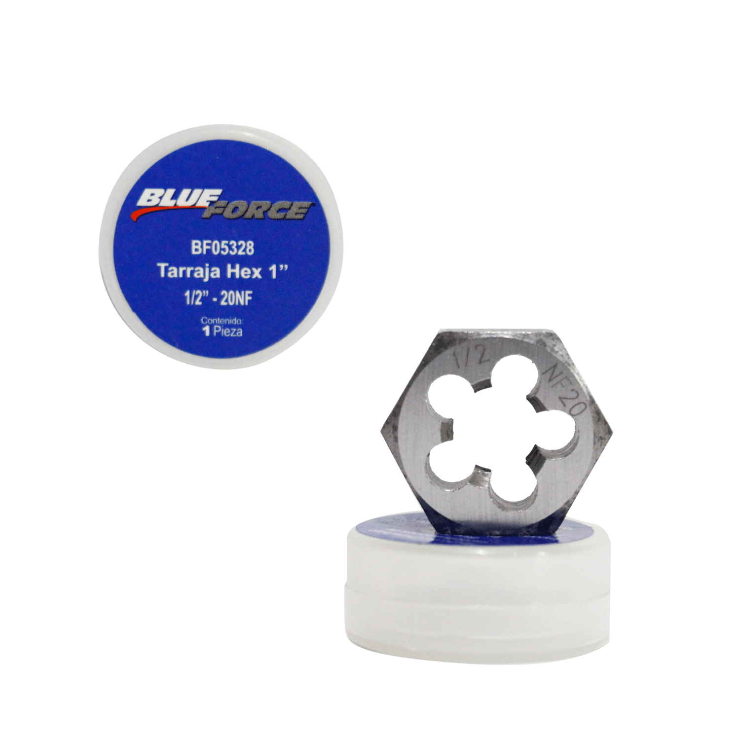 Dado Hexagonal Blue Force Bf05328 1/2 - 20 Nf