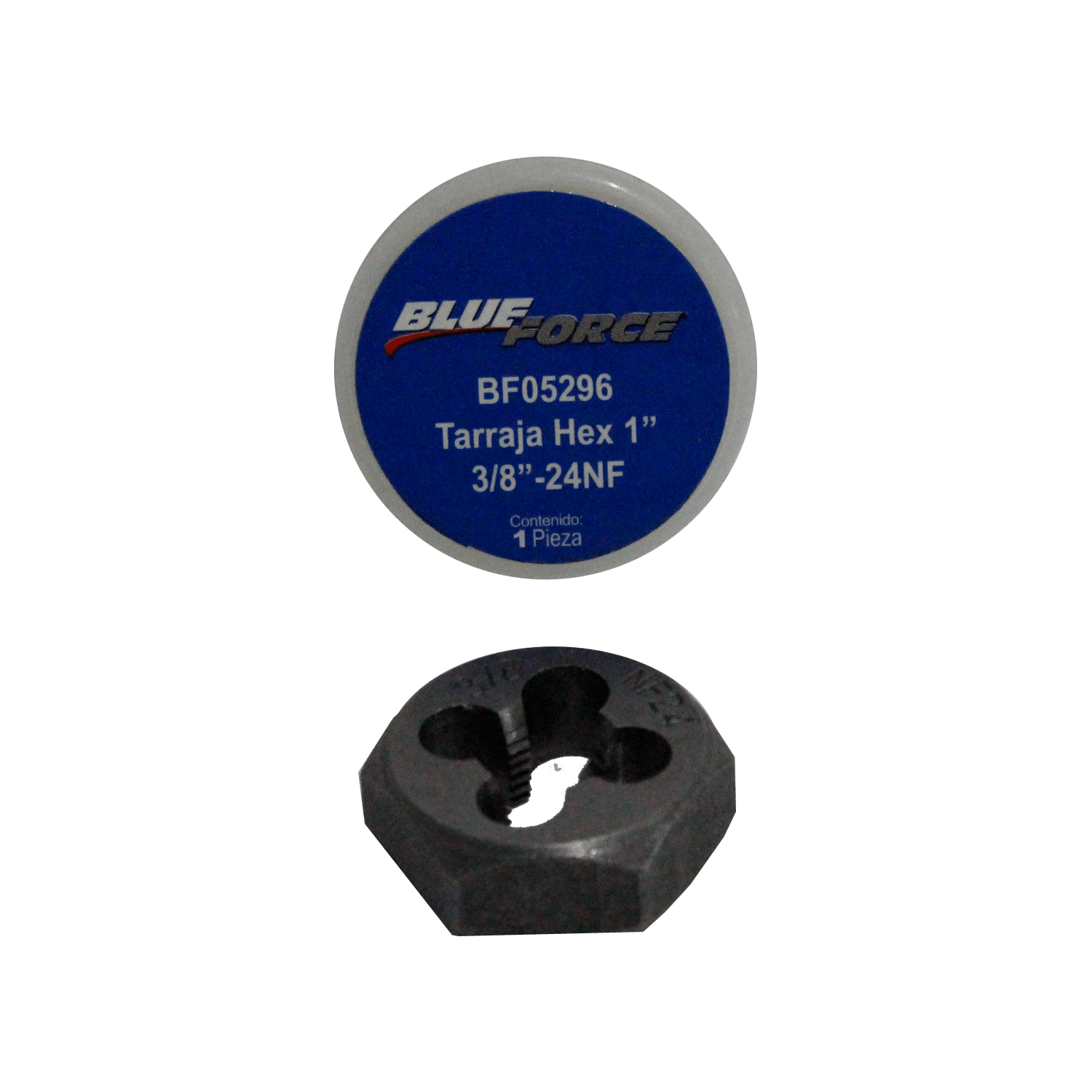 Dado Hexagonal Blue Force Bf05296 3/8 - 24 Nf