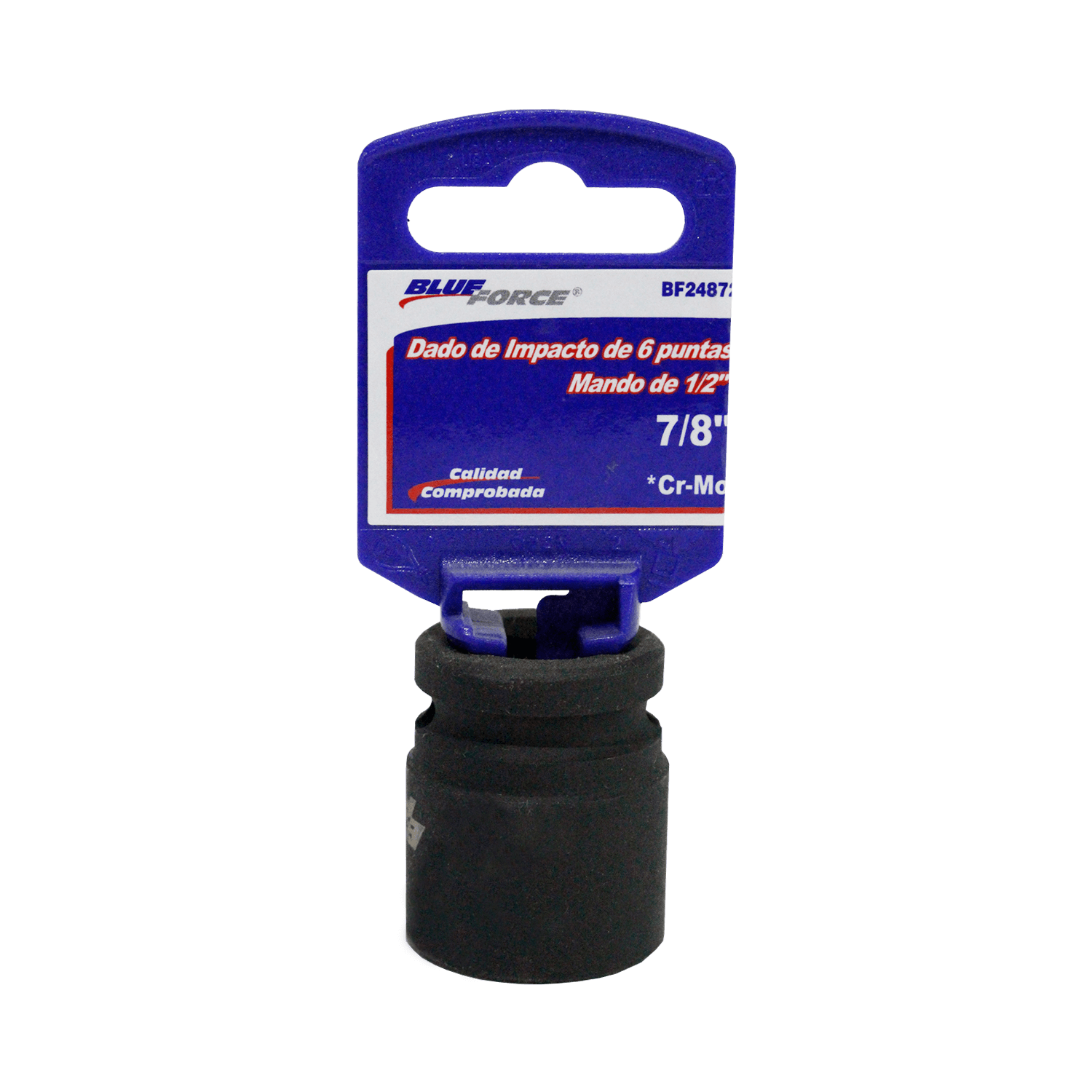 Foto 2 pulgar | Dado de Impacto Blue Force BF24872 6 Puntas Mando 1/2'' 7/8''