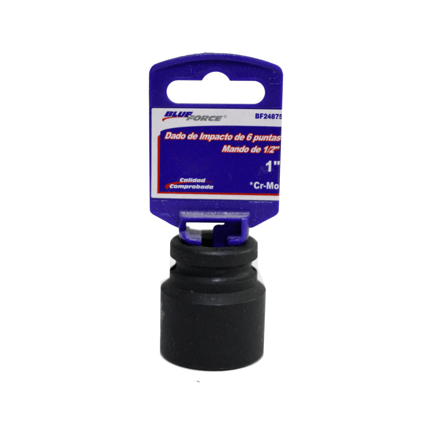 Foto 2 pulgar | Dado de Impacto Blue Force BF24875 6 Puntas Mando 1/2'' 1''