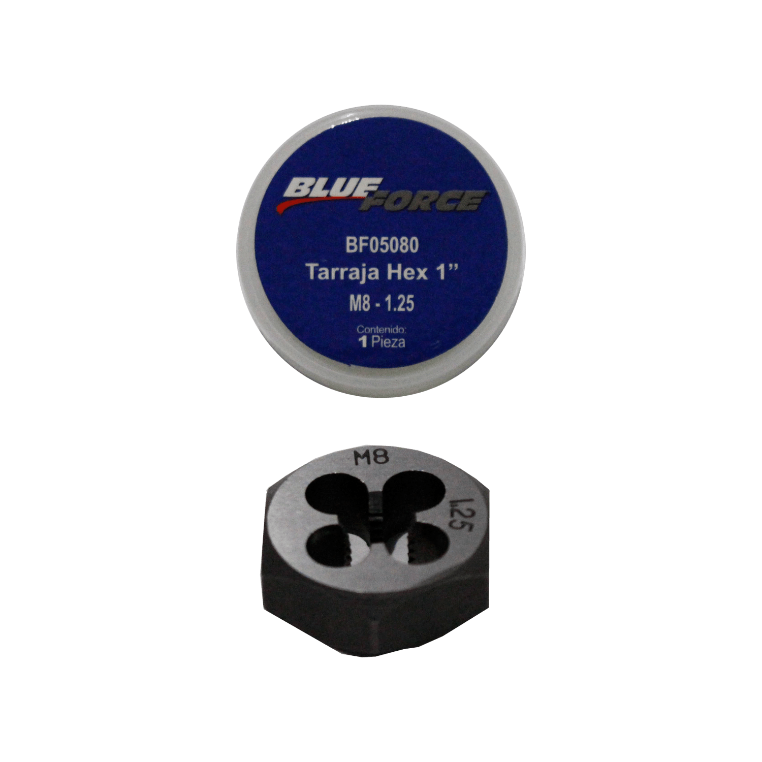 Dado Hexagonal Blue Force Bf05080 8 Mm - 1.25 Plg