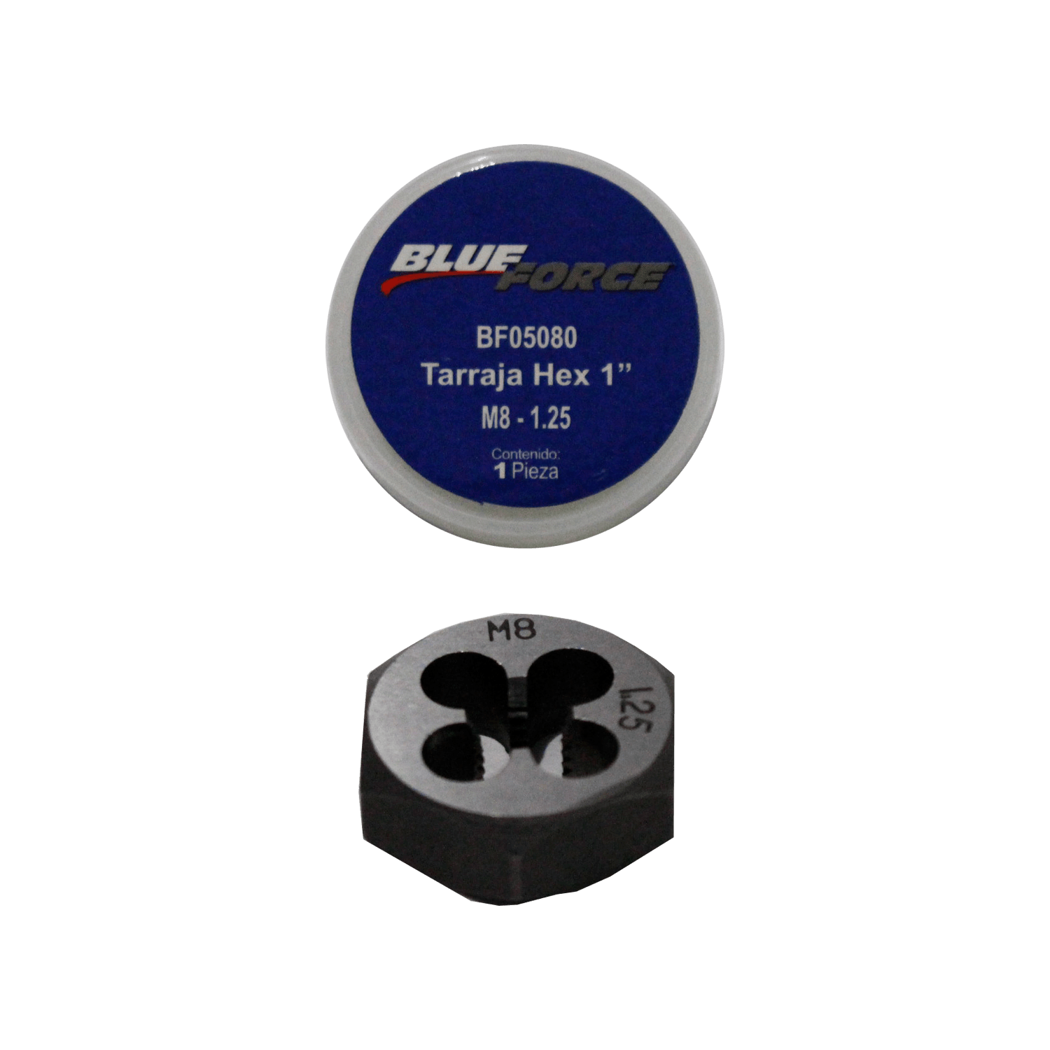 Foto 1 | Dado Hexagonal Blue Force Bf05080 8 Mm - 1.25 Plg