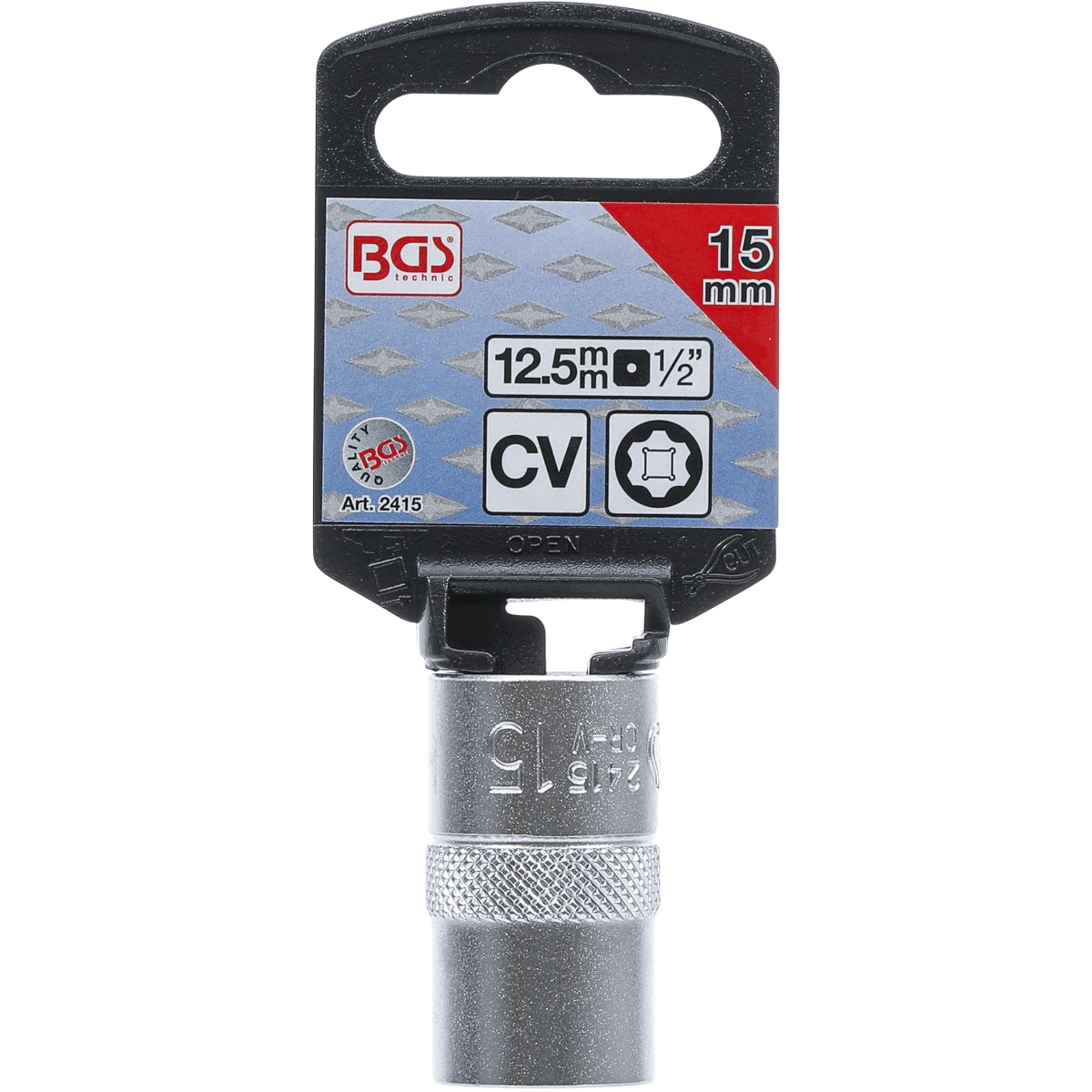 Foto 4 pulgar | Dado Super Lock | Entrada 1/2'' | 15 Mm | Bgs 2415