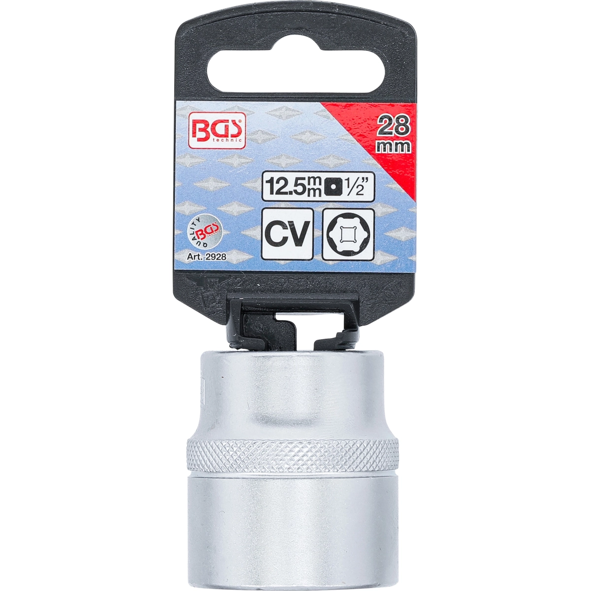 Foto 4 pulgar | Dado Hexagonal | Entrada 1/2'' | 28 Mm | Bgs 2928