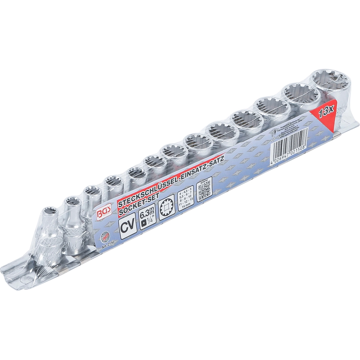 Foto 5 pulgar | Juego De Dados 1/4 | Gear Lock | 13 Pz | Bgs 2150