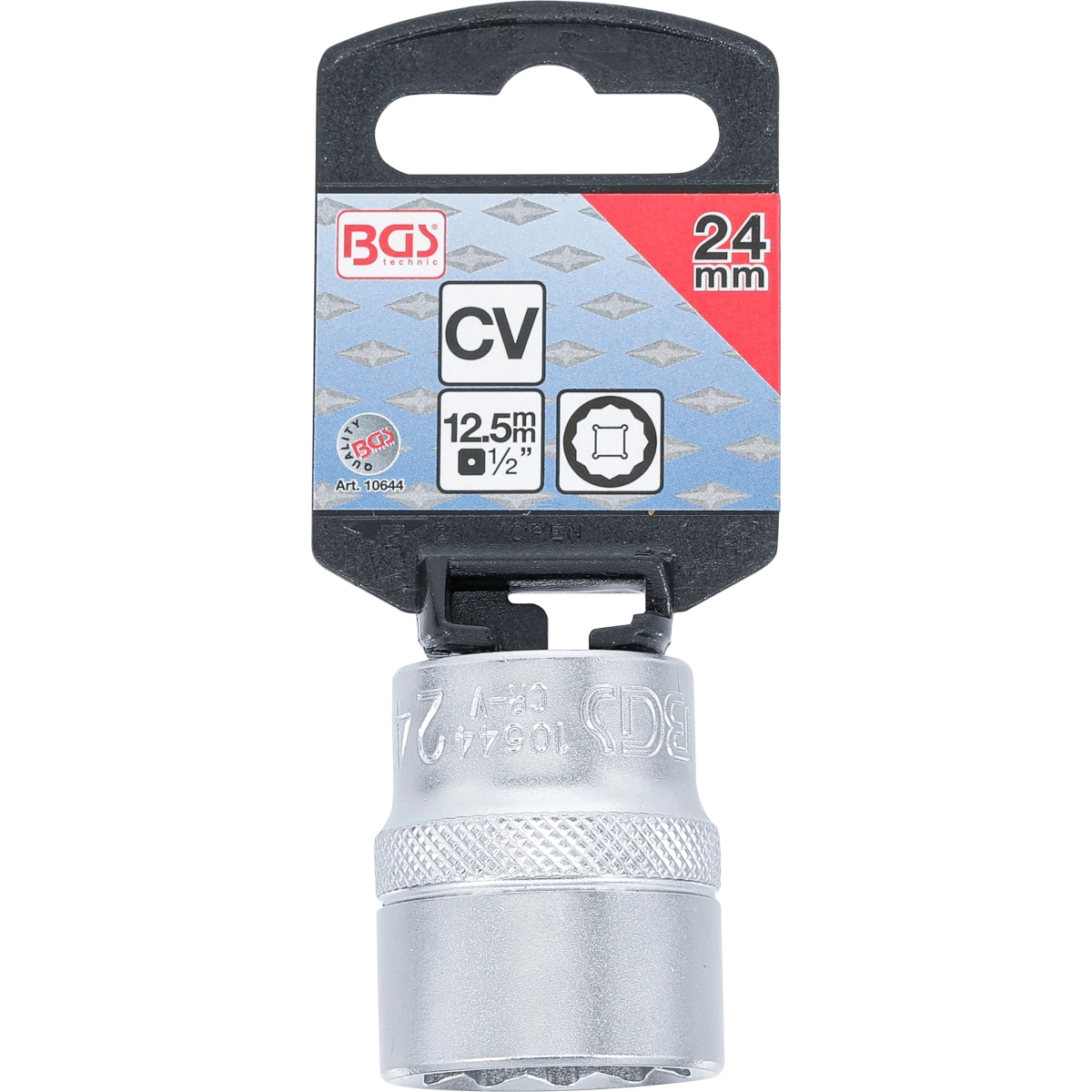Foto 4 pulgar | Dado 12 Caras | Entrada 1/2'' | 24 Mm | Bgs 10644