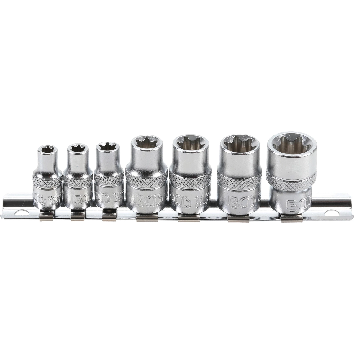 Foto 2 pulgar | Juego 7 Pz De Dados E-torx 1/4'' Y 3/8'' | E6 - E16 | Bgs 2027