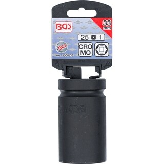 Foto 3 | Dado Impacto Hexagono Largo |entrada 1'' |33 Mm | Bgs 5500-33