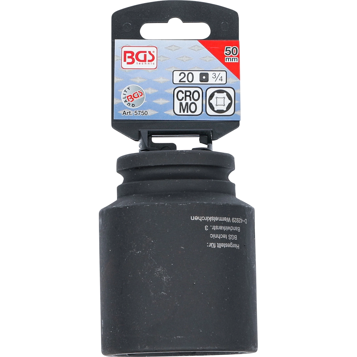 Foto 4 pulgar | Dado De Impacto 3/4 | Hexagonal | 50 Mm | Bgs 5750