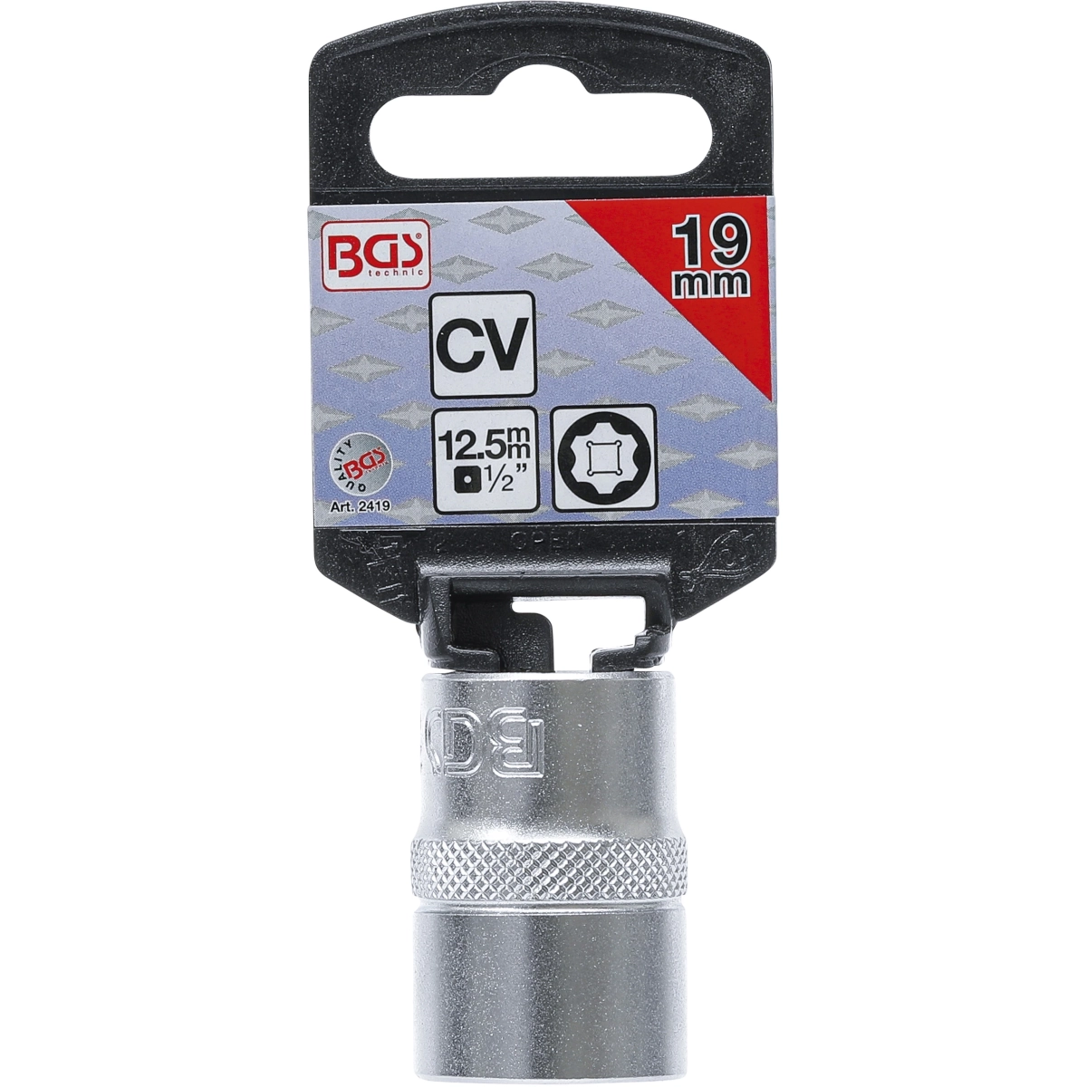 Foto 4 pulgar | Dado Super Lock | Entrada 1/2'' | 19 Mm | Bgs 2419