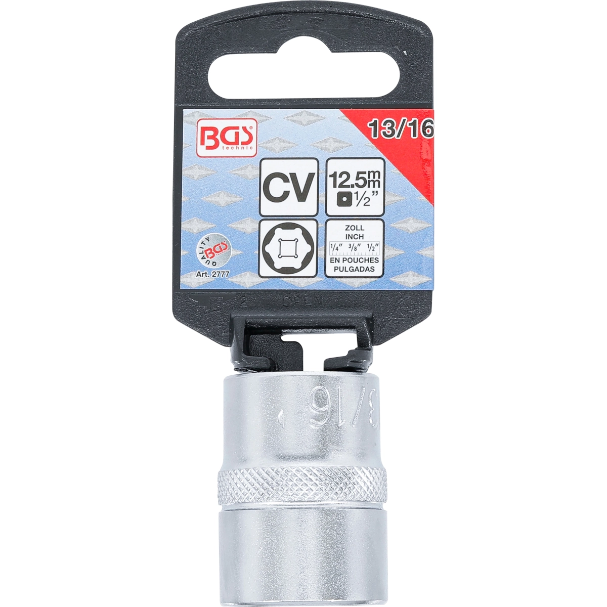Foto 4 pulgar | Dado Hexagonal | Entrada 1/2'' | 13/16'' | Bgs 2777