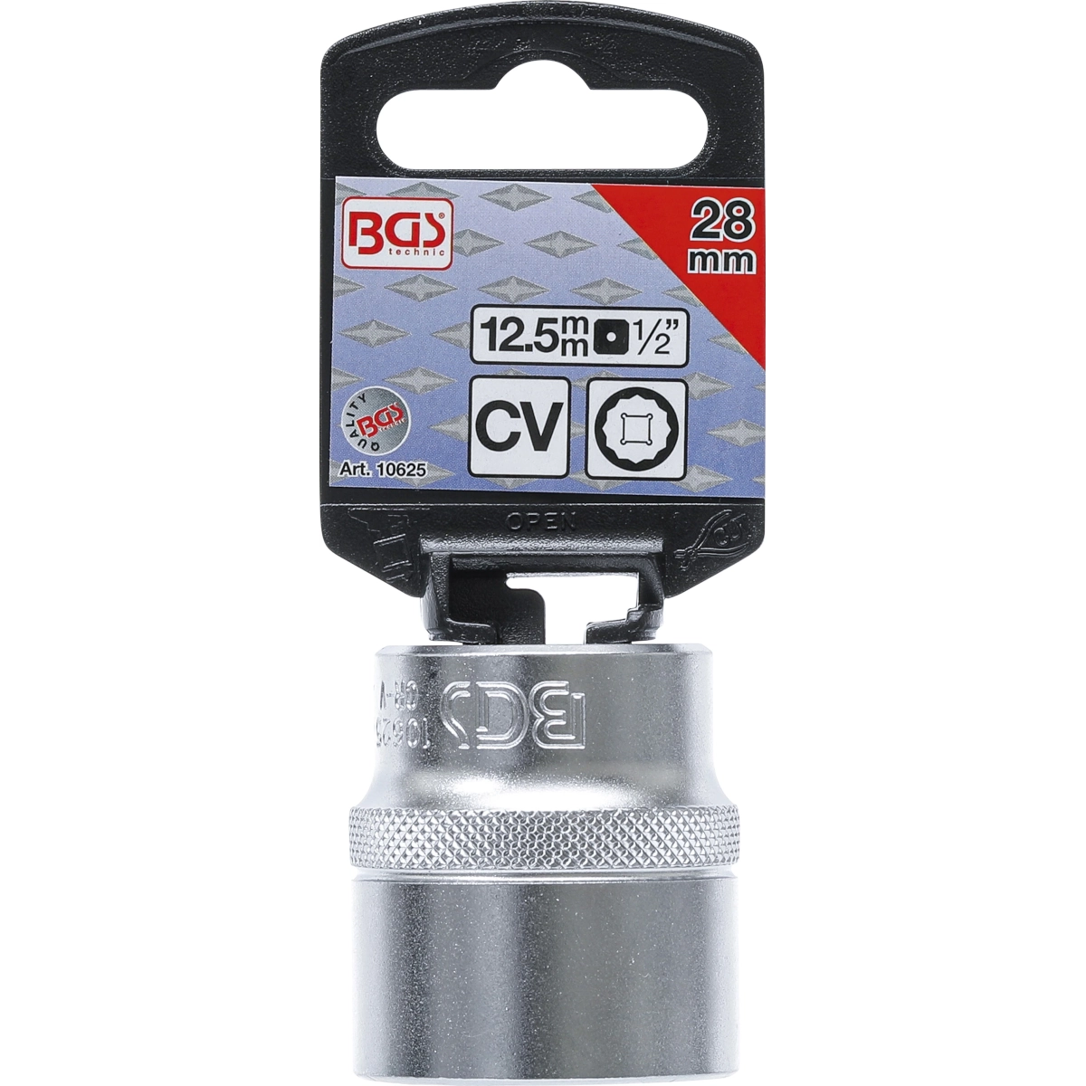 Foto 4 pulgar | Dado 12 Caras | Entrada 1/2'' | 28 Mm | Bgs 10625