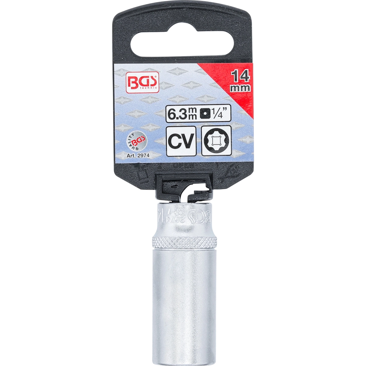 Foto 3 | Dado Largo Super Lock | Entrada 1/4'' | 14 Mm | Bgs 2974