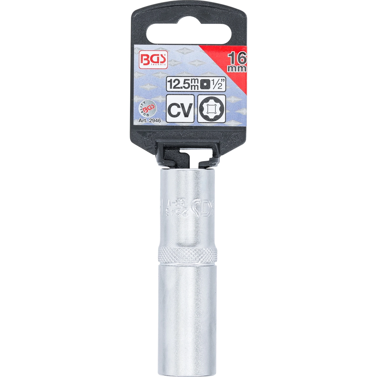 Foto 4 pulgar | Dado Largo Super Lock | Entrada 1/2'' | 16 Mm | Bgs 2946