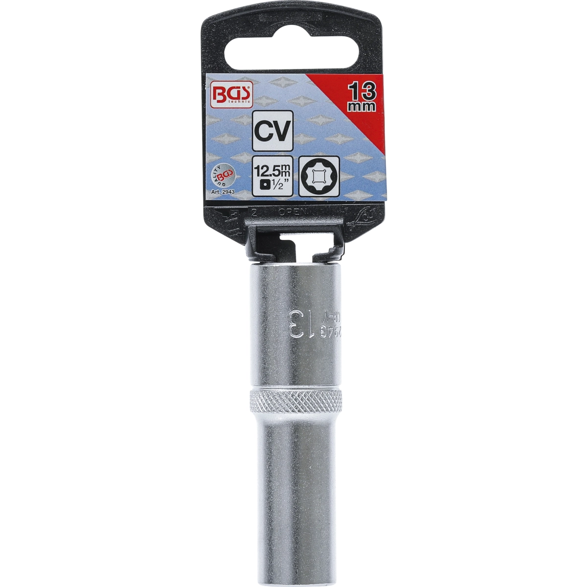 Foto 4 pulgar | Dado Largo Super Lock | Entrada 1/2'' | 13 Mm | Bgs 2943