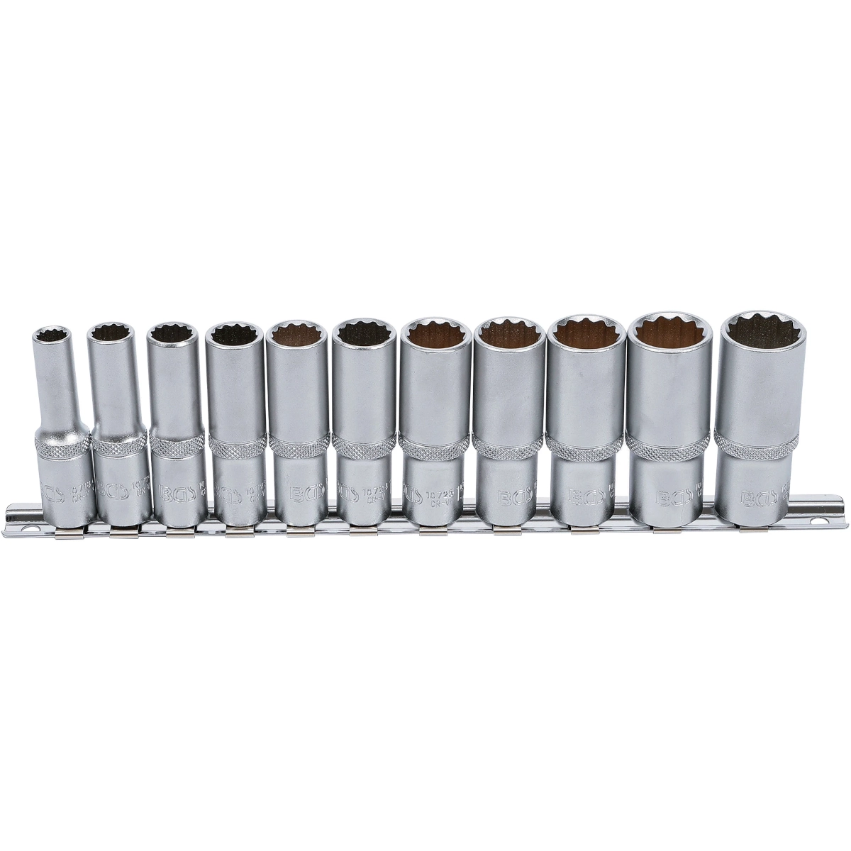 Juego Dados Largos 3/8 | 12 Caras | 8 - 19 Mm | Bgs 5252