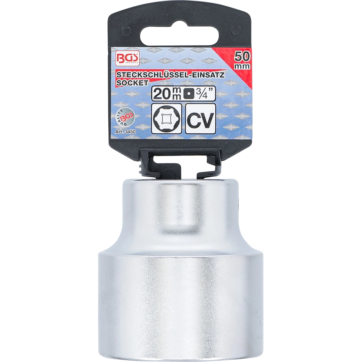Foto 4 pulgar | Dado Hexagonal | Entrada 3/4'' | 50 Mm | Bgs 3450