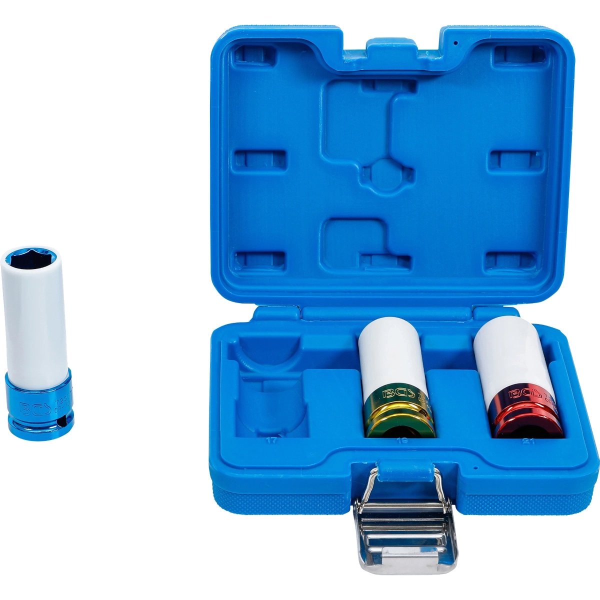 Foto 1 | 3 Dado Impacto Protector Plastico 1/2'' |17-19-21mm| Bgs 7200