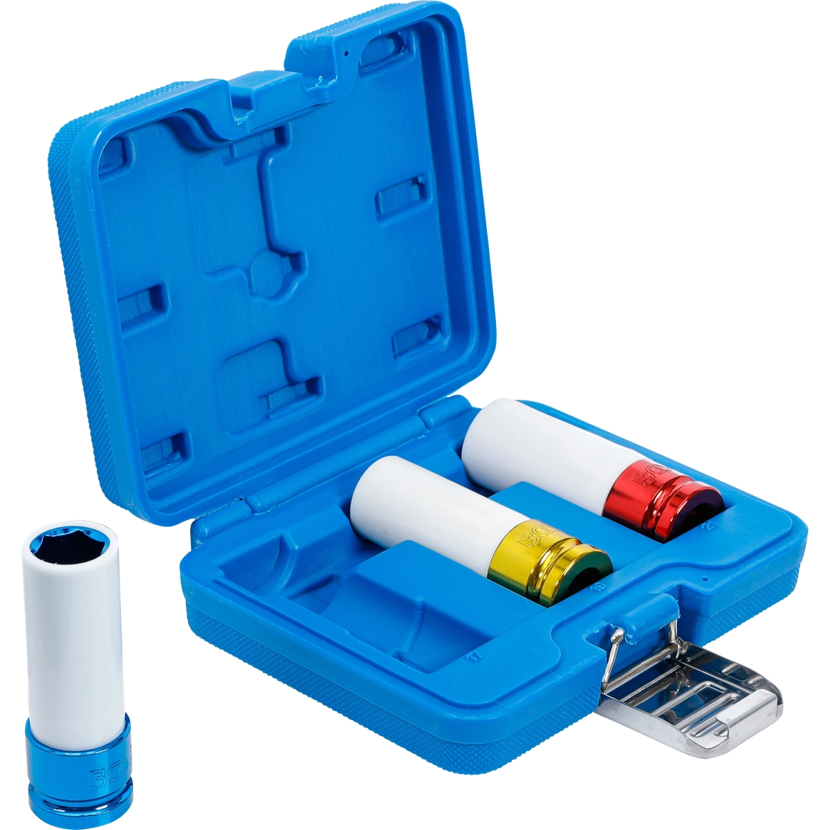Foto 2 | 3 Dado Impacto Protector Plastico 1/2'' |17-19-21mm| Bgs 7200