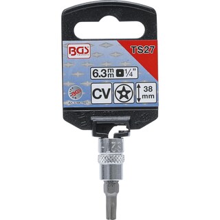 Foto 2 | Dado Con Punta Torx |1/4'' | Perforación Ts27 | Bgs 5184-ts27