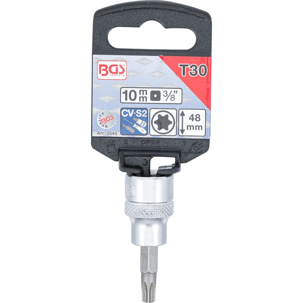 Foto 3 pulgar | Dado Con Punta Torx | 3/8'' | T30 | Bgs 2545