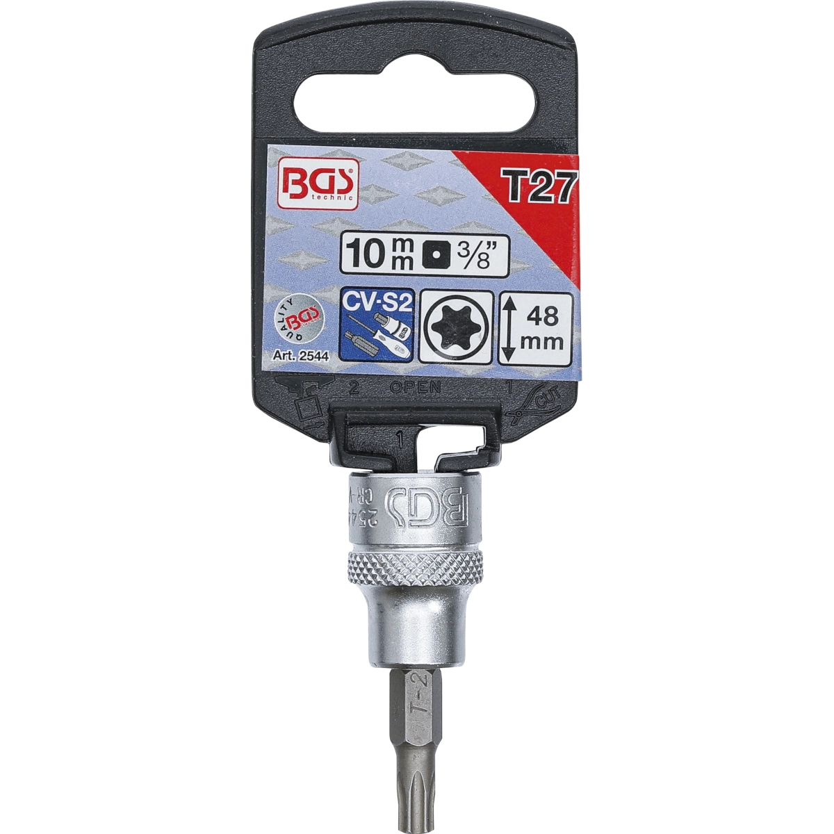 Foto 3 pulgar | Dado Con Punta Torx | 3/8'' | T27 | Bgs 2544