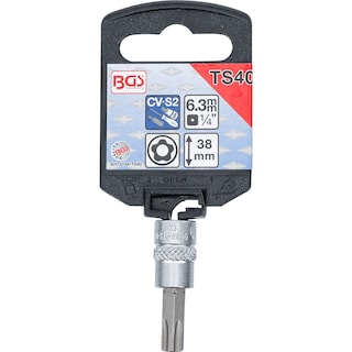 Foto 2 | Dado Con Punta Torx |1/4'' | Perforación Ts40 | Bgs 5184-ts40