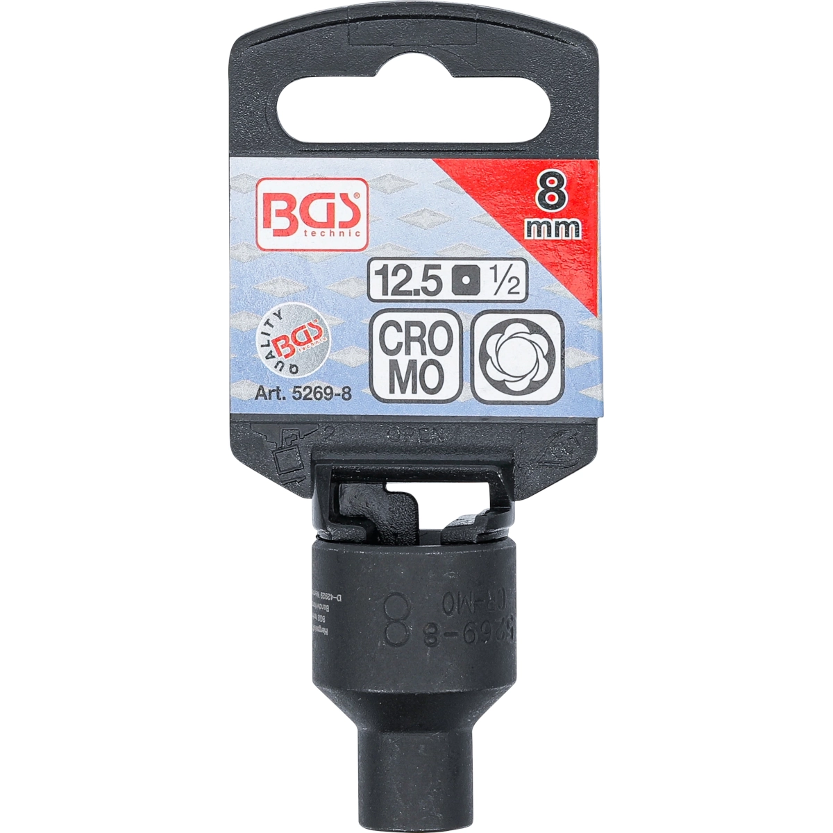 Foto 4 pulgar | Dado Extractor En Espiral 1/2 | 8 Mm | Bgs 5269-8