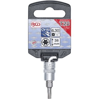 Foto 2 | Dado Con Punta Torx | 1/4'' | T20 | Bgs 2592