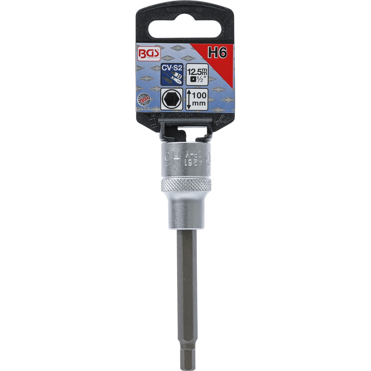 Foto 3 pulgar | Dado Con Punta Hexagonal | 1/2'' | 6 Mm | Bgs 4261