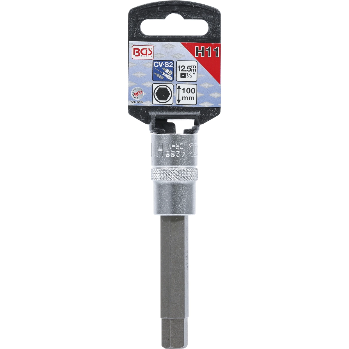 Foto 3 pulgar | Dado Con Punta Hexagonal | 1/2'' | 11 Mm | Bgs 4266