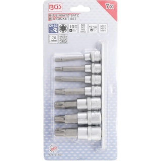 Foto 2 | Kit 7 Pz Dado Con Punta Ribe |3/8'', 1/2''| M6 - M14| Bgs 5185