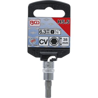 Foto 2 | Dado Con Punta Hexagonal | 1/4'' | 5,5 Mm | Bgs 9466