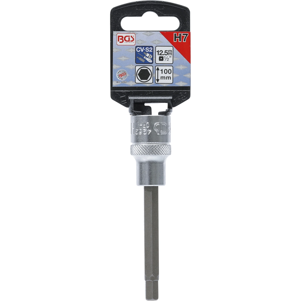 Foto 2 | Dado Con Punta Hexagonal | 1/2'' | 7 Mm | Bgs 4262