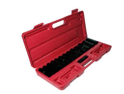 Foto 1 | Juego de Dados de Impacto 1/2'' Mm de 14 Piezas con Estuche