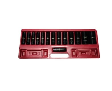 Foto 2 | Juego de Dados de Impacto 1/2'' Mm de 14 Piezas con Estuche