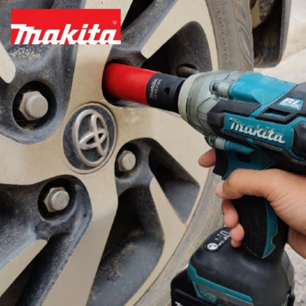 Foto 6 pulgar | Set Dados Impacto Makita Recubrimiento Plástico Cr-mo 3 Pzas