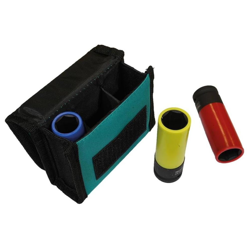 Foto 7 pulgar | Set Dados Impacto Makita Recubrimiento Plástico Cr-mo 3 Pzas