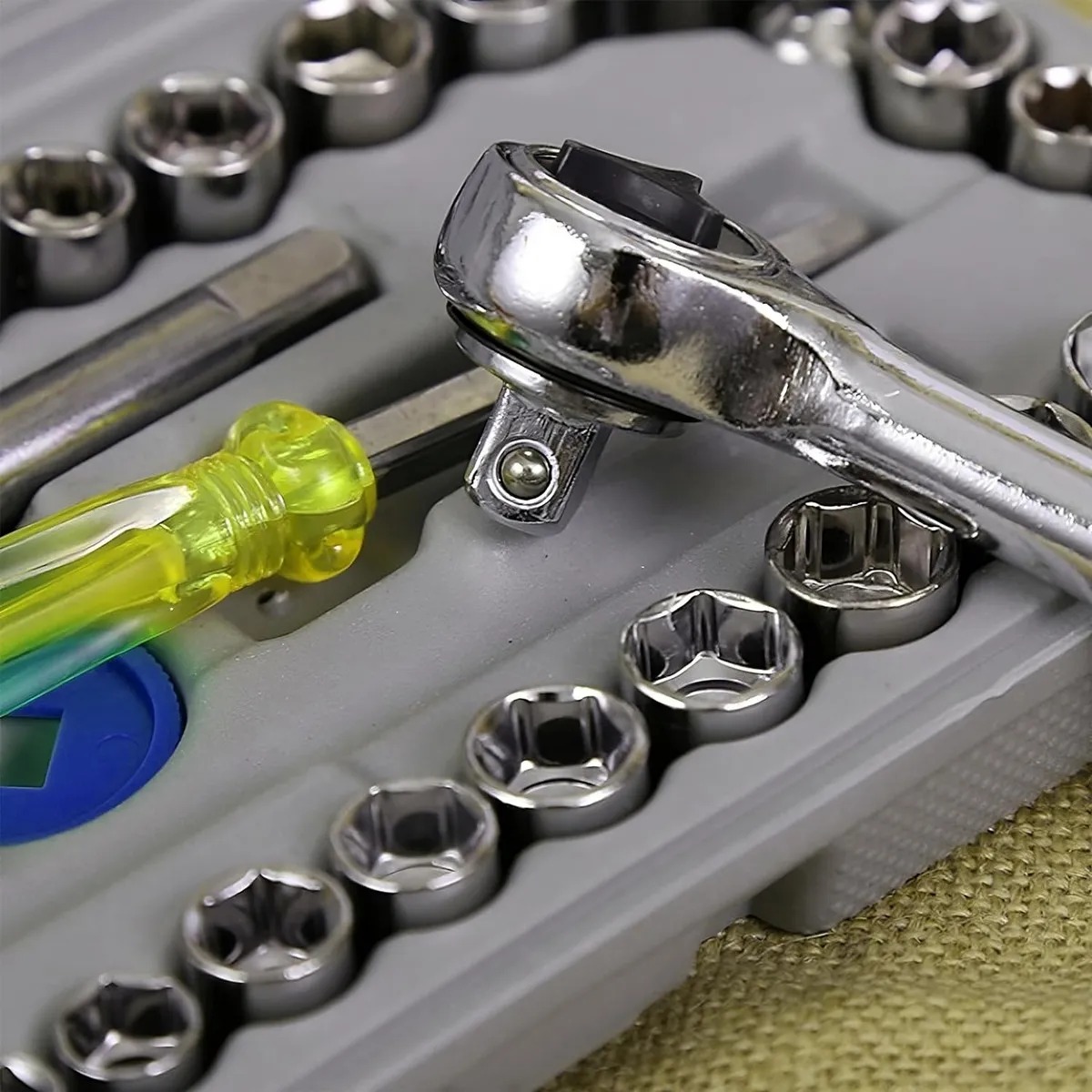 Foto 3 | Kits De Herramientas De Llave Kit Combinadas 40pzs
