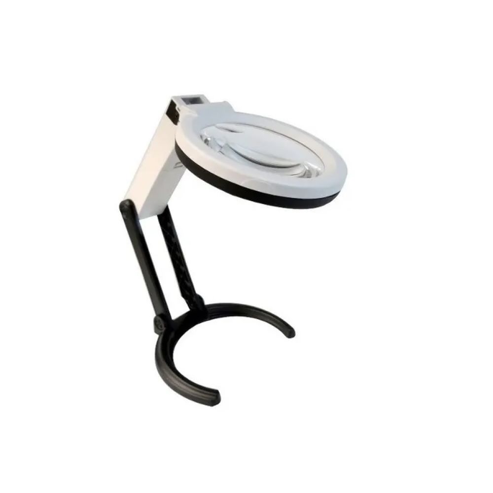 Foto 2 pulgar | Lupa Plegable con Soporte 10 Luces Leds 120 mm Zoom 2x