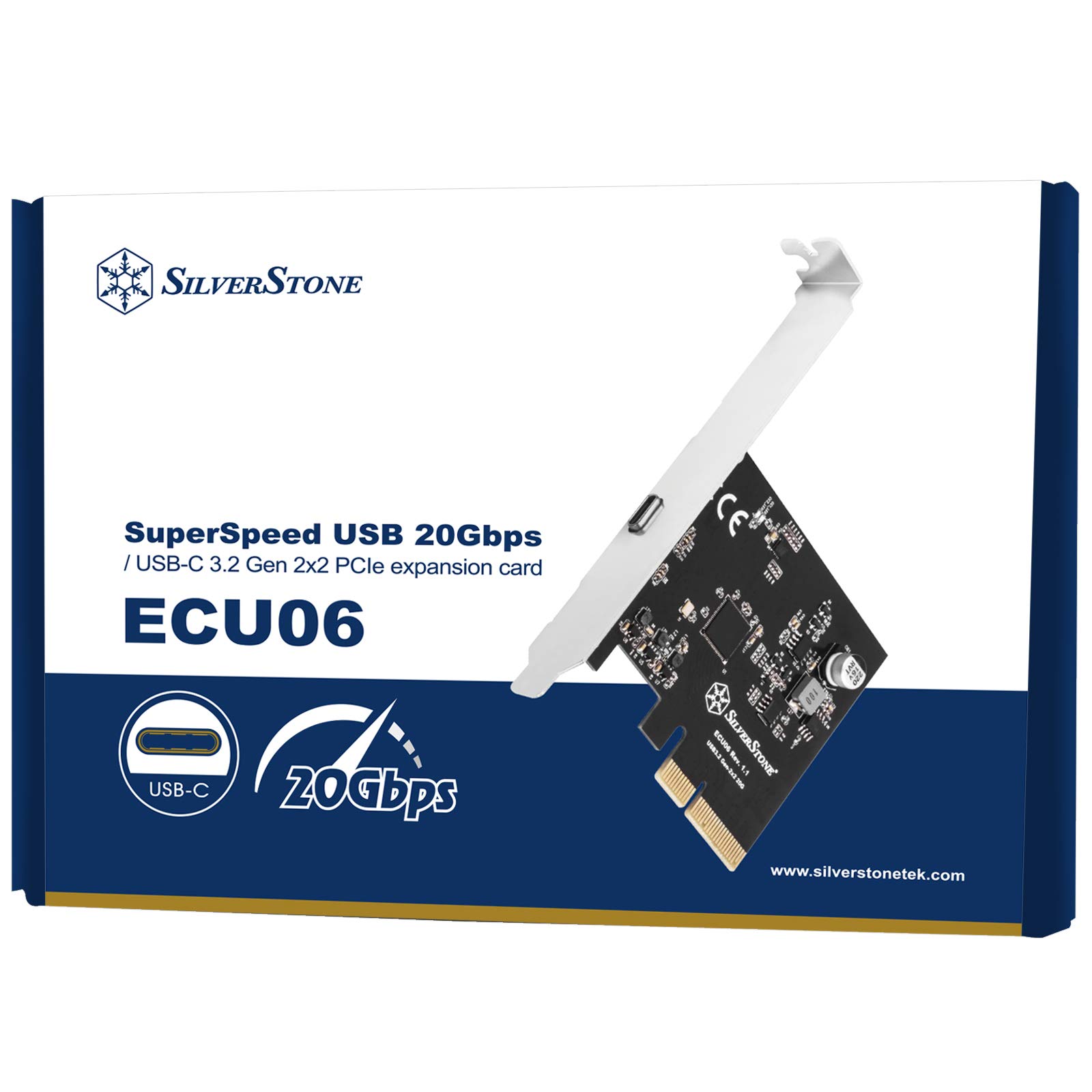 Foto 1 | Tarjeta De Expansión Silverstone Technology Ecu06 Usb 20gbps
