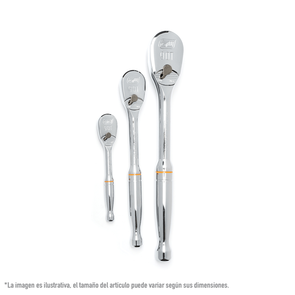 Foto 3 pulgar | Matracas De 1/4, 3/8 Y 1/2 Plg Gearwrench 81206t 90 Dientes