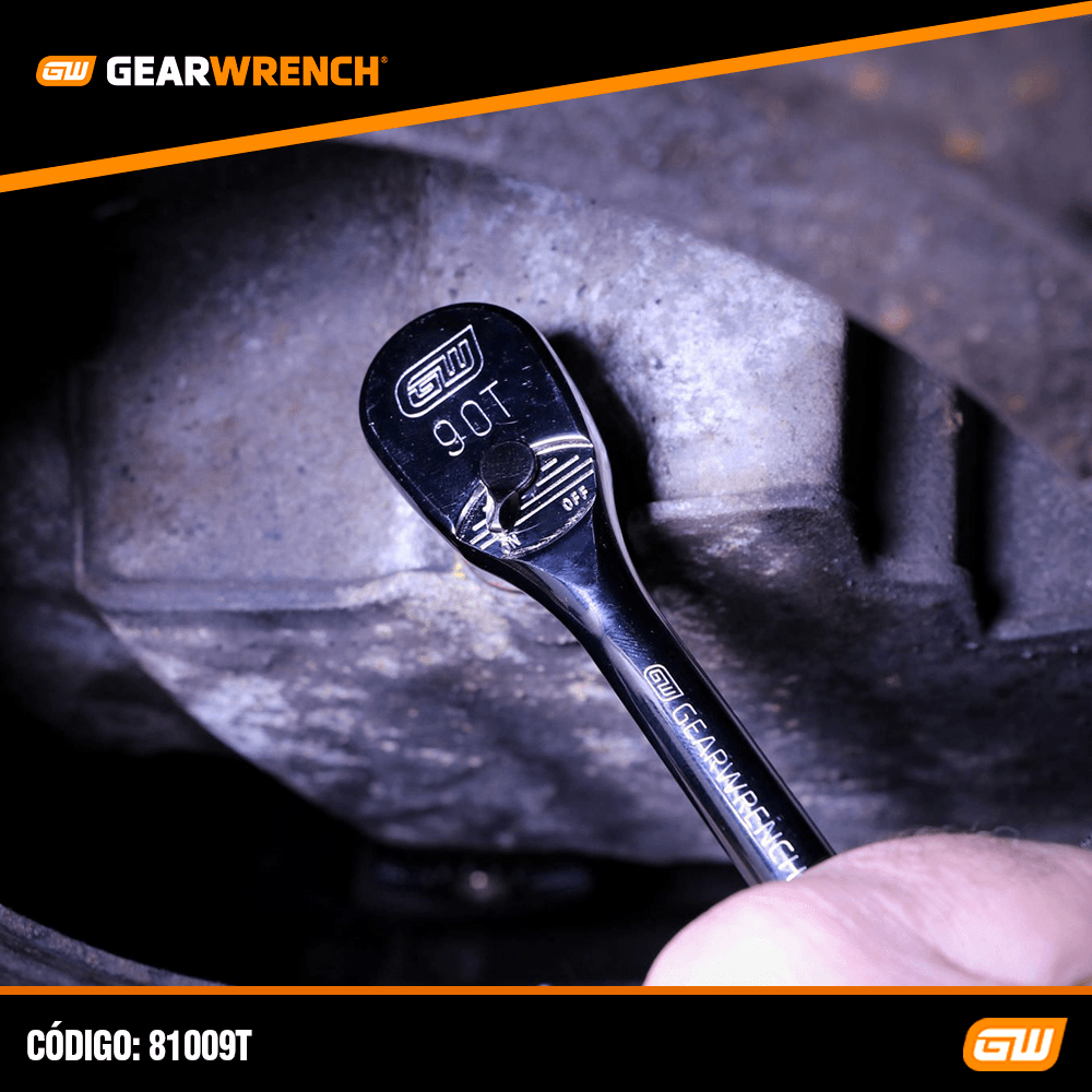 Foto 5 pulgar | Matracas De 1/4, 3/8 Y 1/2 Plg Gearwrench 81206t 90 Dientes