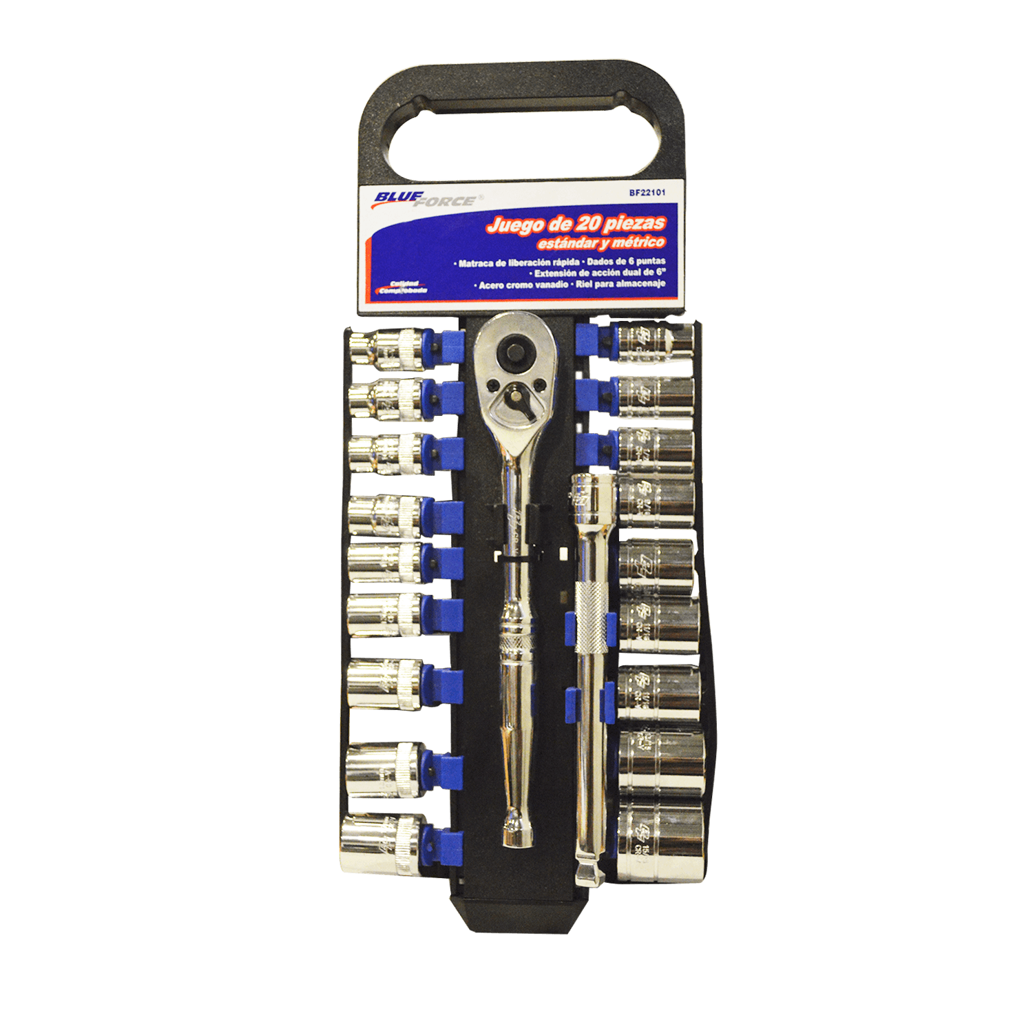 Matraca Y Dados Blue Force Bf22101 3/8