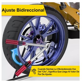 Foto 2 | Llave Dinamométrica 3/8'' Doble Dirección Con Hebilla Para Mantenimiento Belug Multicolor