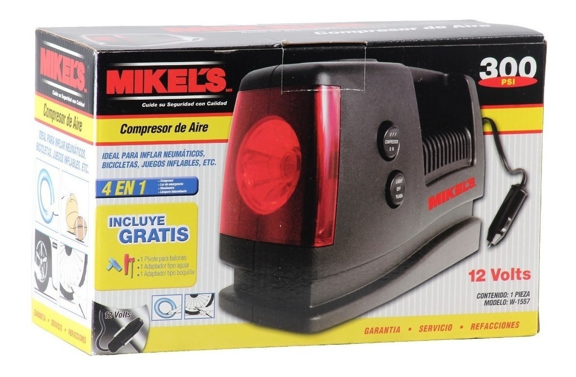 Foto 4 pulgar | Compresor de Aire, 12 V, 3 en 1 Mikels 150 Psi