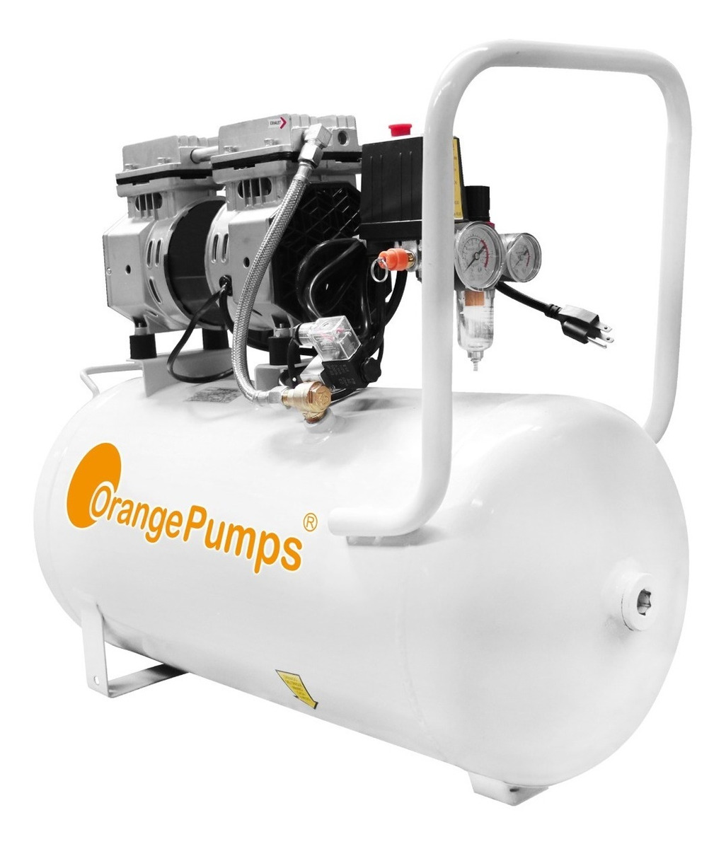 Compresor de Aire Libre de Aceite 1 Hp 50 Litros Orange Sgw750-50l