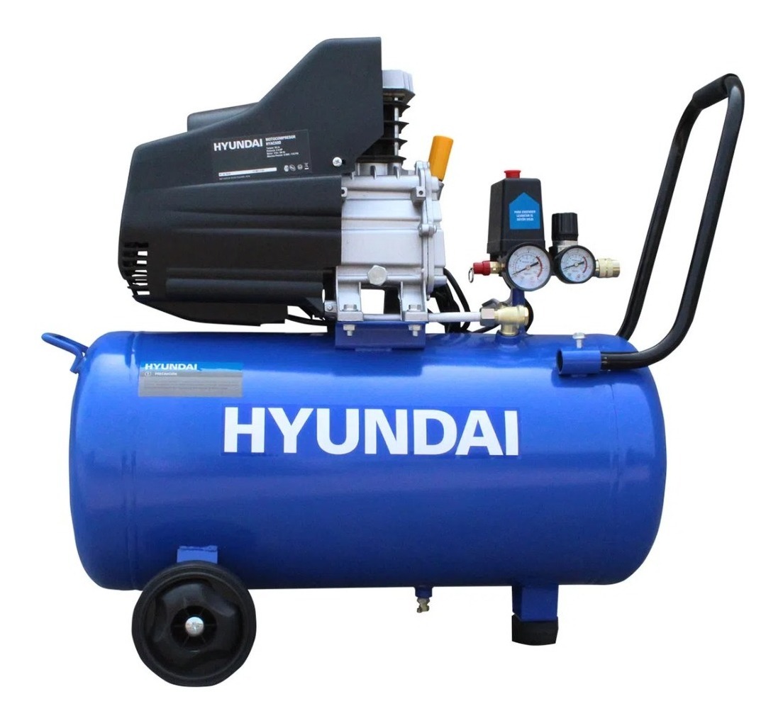 Foto 2 pulgar | Compresor de Aire 50 Lt 2 Hp 115psi 110v Hyundai Hyac50d